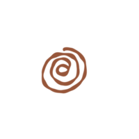spirale illustration dans griffonnage style png