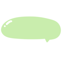 groen toespraak bubbel png