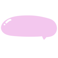 roze tekstballon png