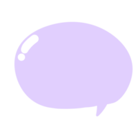 bulle violette png