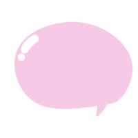 roze tekstballon png