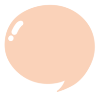 oranje tekstballon png