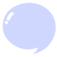 Purple speech bubble png
