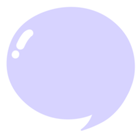 bulle violette png