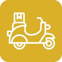 Delivery Scooter Icon Vector Design