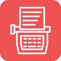 Typewriter Icon Vector Design