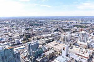 PERTH, AUSTRALIA - JUL 27, 2015-skyscrape of Perth City, is the capital and largest city of the Australian state of Western Australia, on July 27, 2015 photo