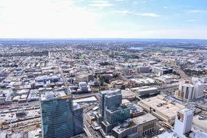 PERTH, AUSTRALIA - JUL 27, 2015-skyscrape of Perth City, is the capital and largest city of the Australian state of Western Australia, on July 27, 2015 photo