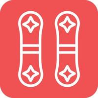 Snowboard Icon Vector Design
