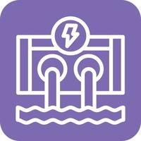 Hydro Power Icon Vector Design