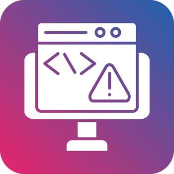 Code Error Icon Vector Design