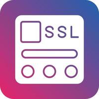 SSL File Icon Vector Design