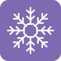 copo de nieve icono vector diseño