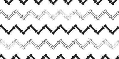 Dog Bone Seamless pattern vector isolated bone zigzag wallpaper background