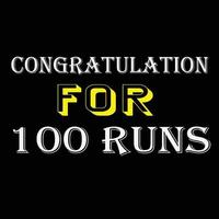 felicidades para 100 carreras vector