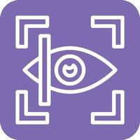 Retinal Scan Icon Vector Design