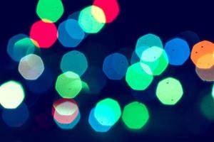 Colorful bokeh light background photo