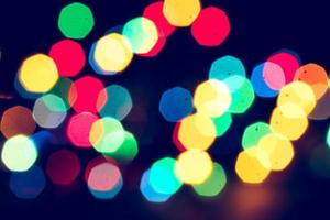 Bokeh light background photo