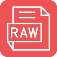 RAW Icon Vector Design