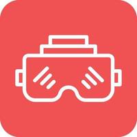 VR Glasses Icon Vector Design