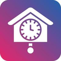 Cuckoo Clock Icon Vector Design