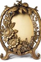 old masters floral frame. photo