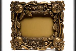 old masters floral frame. photo