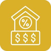 House Loan Icon Vector Design