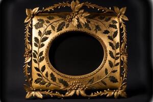 old masters floral frame. photo