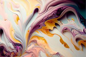 watercolour painted on textured paper Marbling. photo
