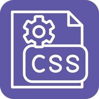 CSS Code Icon Vector Design