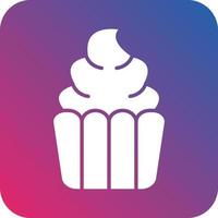 Cupcake Icon Vector Design