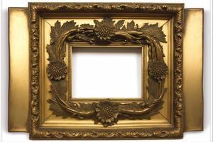 old masters floral frame. photo