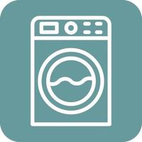 Washing Machine Icon Vector Design