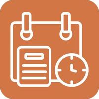 Time Plan Icon Vector Design