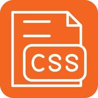 CSS File Icon Vector Design