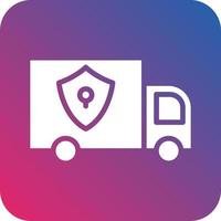 Locked Delivery Icon Vector Design