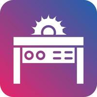 Table Cutter Icon Vector Design