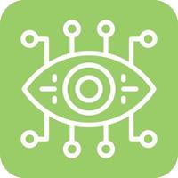 Bionic Eye Icon Vector Design