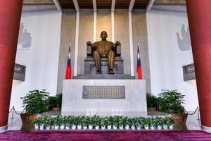 Taipéi, Taiwán - feb 07 , 2017-dom yat-sen, el nacional Dom yat-sen monumento salón es situado en xinyi distrito, Taipéi, taiwán foto