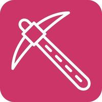 Pickaxe Icon Vector Design