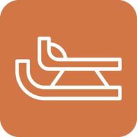 Sled Icon Vector Design
