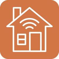 Smart House Icon Vector Design