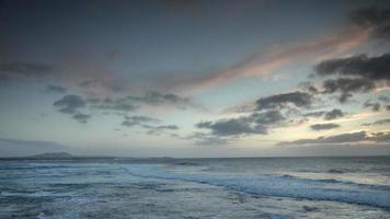 timelapse sunset over the  sea, lanzarote video