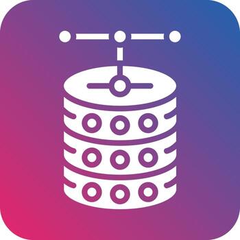 base de datos icono vector diseño