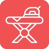 Iron Table Icon Vector Design