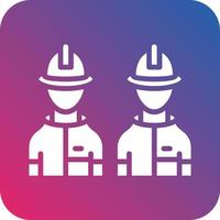 Firefighter Team Icon Vector Design