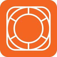 Life Raft Icon Vector Design