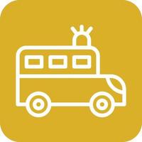 Prison Bus Icon Vector Design