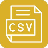 CSV Icon Vector Design